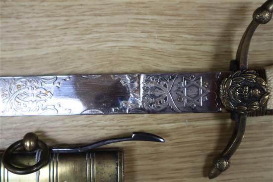 A Replica naval officers sword